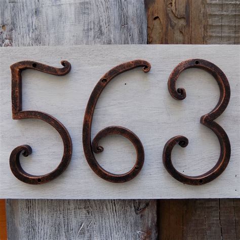 metal house numbers 5-inch|5 inch numbers home depot.